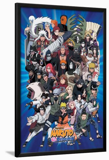 Naruto Characters-null-Lamina Framed Poster