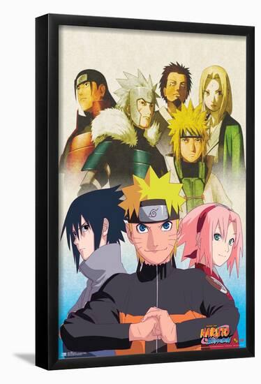 Naruto Shippuden - Key Art-Trends International-Framed Poster