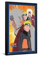 Naruto Shippuden - Naruto and Jiraiya-Trends International-Framed Poster