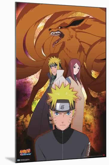 Naruto Shippuden - Nine-Tails Group-Trends International-Mounted Poster