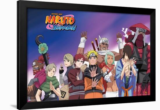 Naruto Shippuden - Together-Trends International-Framed Poster