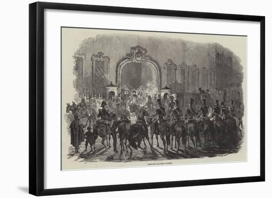 Narvaez Leaving Madrid-null-Framed Giclee Print