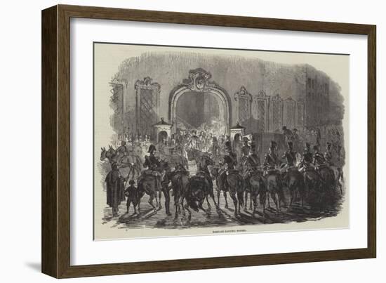 Narvaez Leaving Madrid-null-Framed Giclee Print