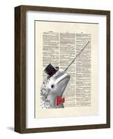 Narwhal Dandy-Matt Dinniman-Framed Art Print