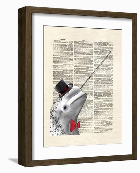 Narwhal Dandy-Matt Dinniman-Framed Art Print