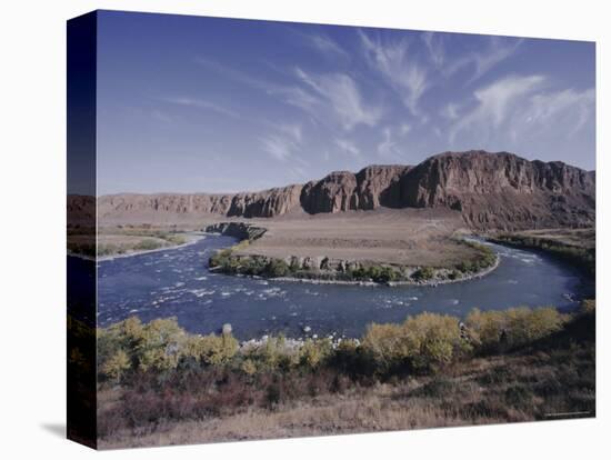 Naryn River, Kyrgistan (Kyrgyzstan) (Kirghizstan), Fsu, Central Asia, Asia-David Beatty-Stretched Canvas