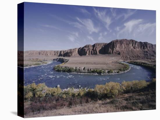 Naryn River, Kyrgistan (Kyrgyzstan) (Kirghizstan), Fsu, Central Asia, Asia-David Beatty-Stretched Canvas