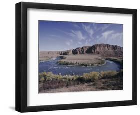 Naryn River, Kyrgistan (Kyrgyzstan) (Kirghizstan), Fsu, Central Asia, Asia-David Beatty-Framed Photographic Print