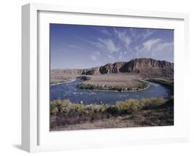 Naryn River, Kyrgistan (Kyrgyzstan) (Kirghizstan), Fsu, Central Asia, Asia-David Beatty-Framed Photographic Print