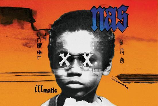 Nas - Illmatic-null-Lamina Framed Poster