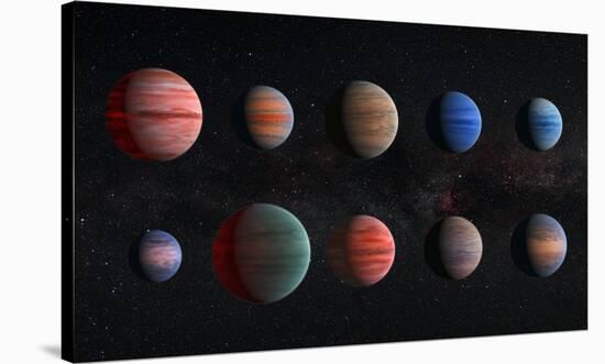 NASA Artist Impression of Hot Jupiter Exoplanets - Unannotated-null-Stretched Canvas