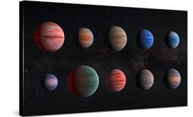 NASA Artist Impression of Hot Jupiter Exoplanets - Unannotated-null-Stretched Canvas