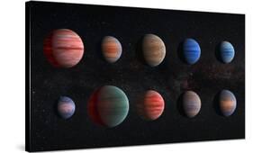 NASA Artist Impression of Hot Jupiter Exoplanets - Unannotated-null-Stretched Canvas