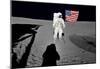 NASA Astronaut  Spacewalk Moon Photo Poster Print-null-Mounted Poster