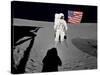 NASA Astronaut ?Spacewalk Moon Photo Poster Print-null-Stretched Canvas