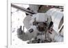 NASA Astronaut Spacewalk Space Photo Poster Print-null-Framed Poster