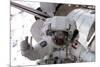 NASA Astronaut Spacewalk Space Photo Poster Print-null-Mounted Poster