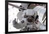 NASA Astronaut Spacewalk Space Photo Poster Print-null-Framed Poster