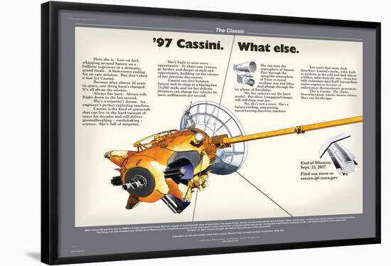 NASA Cassini: The Classic-null-Framed Poster
