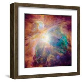 NASA - Chaos in Orion-null-Framed Art Print