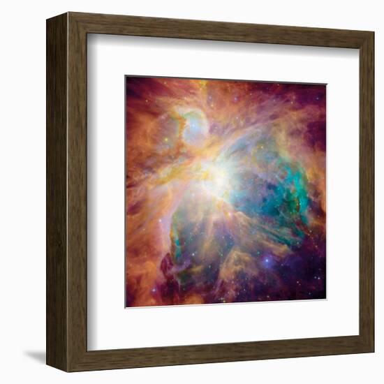 NASA - Chaos in Orion-null-Framed Art Print