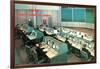 NASA Control Room-null-Framed Art Print