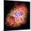 NASA - Crab Nebula - Dead Star-null-Mounted Art Print