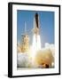 NASA Early Morning Shuttle Launch-null-Framed Art Print