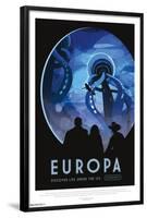 NASA - Europa Travel Poster-Trends International-Framed Poster