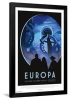 NASA - Europa Travel Poster-Trends International-Framed Poster