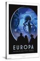 NASA - Europa Travel Poster-Trends International-Stretched Canvas