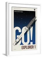 NASA Explorer 1-null-Framed Art Print