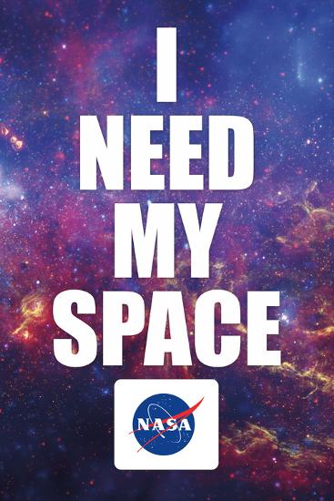 NASA - I Need My Space-null-Lamina Framed Poster