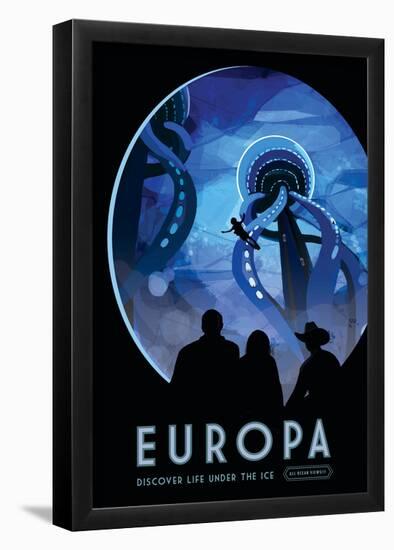 NASA/JPL: Visions Of The Future - Europa-null-Framed Poster