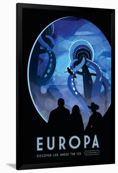 NASA/JPL: Visions Of The Future - Europa-null-Framed Art Print