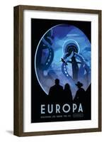 NASA/JPL: Visions Of The Future - Europa-null-Framed Art Print