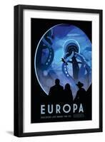 NASA/JPL: Visions Of The Future - Europa-null-Framed Art Print