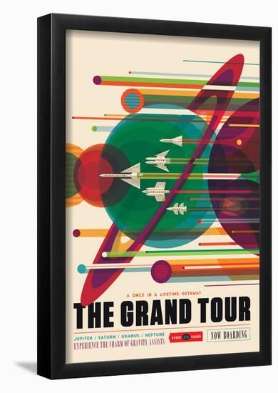 NASA/JPL: Visions Of The Future - Grand Tour-null-Framed Poster