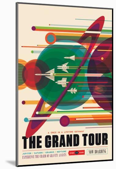 NASA/JPL: Visions Of The Future - Grand Tour-null-Mounted Poster