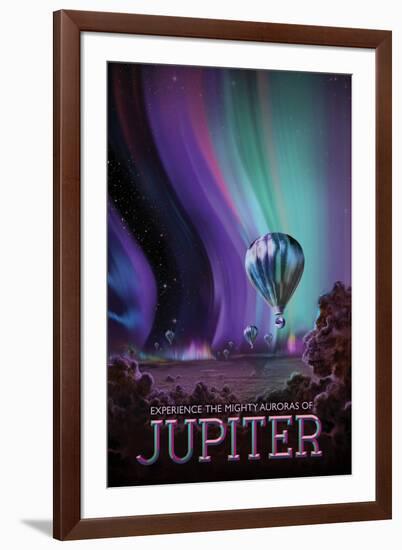 NASA/JPL: Visions Of The Future - Jupiter-null-Framed Art Print