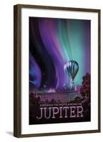 NASA/JPL: Visions Of The Future - Jupiter-null-Framed Art Print