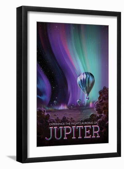 NASA/JPL: Visions Of The Future - Jupiter-null-Framed Art Print