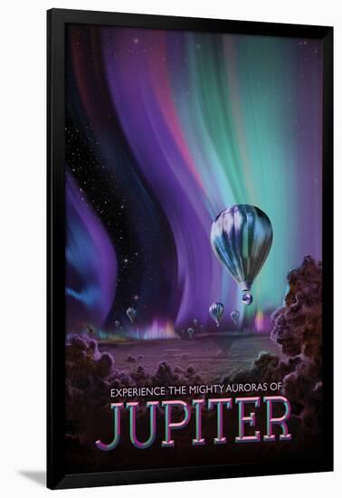 NASA/JPL: Visions Of The Future - Jupiter-null-Framed Art Print