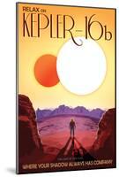 NASA/JPL: Visions Of The Future - Kepler-16B-null-Mounted Poster