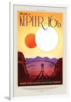 NASA/JPL: Visions Of The Future - Kepler-16B-null-Framed Art Print