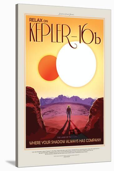 NASA/JPL: Visions Of The Future - Kepler-16B-null-Stretched Canvas