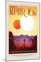 NASA/JPL: Visions Of The Future - Kepler-16B-null-Mounted Art Print