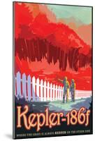 NASA/JPL: Visions Of The Future - Kepler-186F-null-Mounted Poster