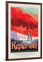 NASA/JPL: Visions Of The Future - Kepler-186F-null-Framed Art Print