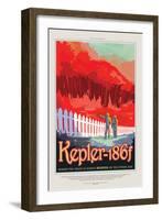 NASA/JPL: Visions Of The Future - Kepler-186F-null-Framed Art Print